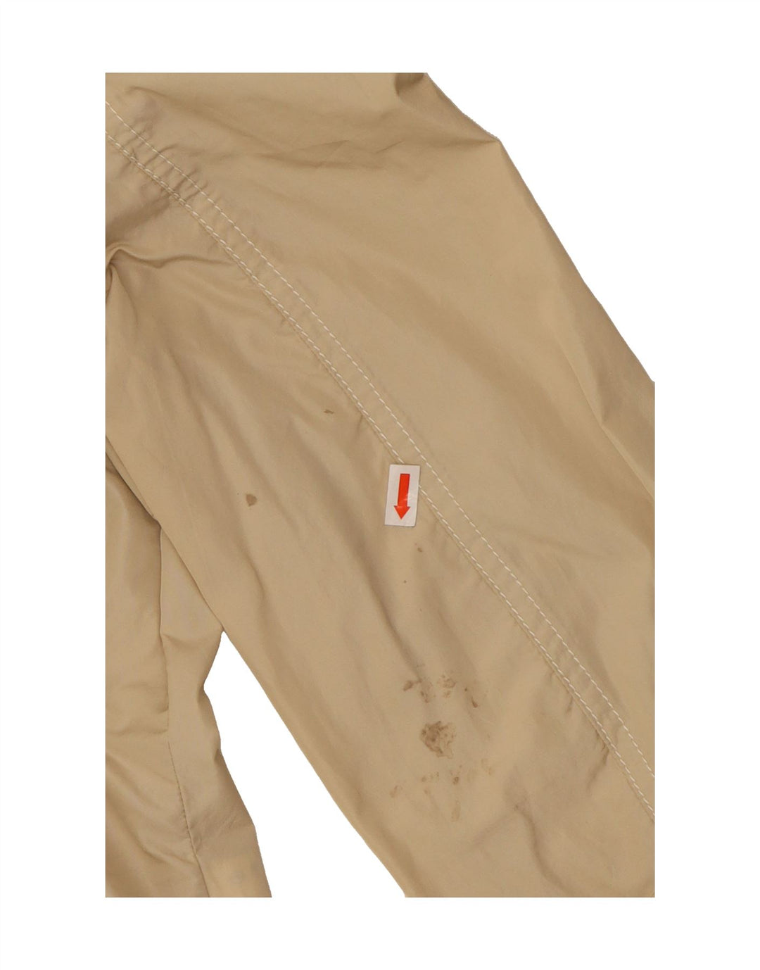 ALVIERO MARTINI Womens Utility Jacket UK 14 Medium Beige Polyester Vintage ALVIERO MARTINI and Second-Hand ALVIERO MARTINI from Messina Hembry 