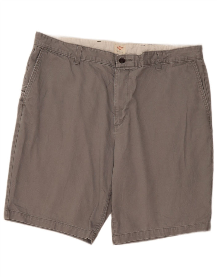 DOCKERS Herre Cargo Shorts W40 XL Grå Bomuld