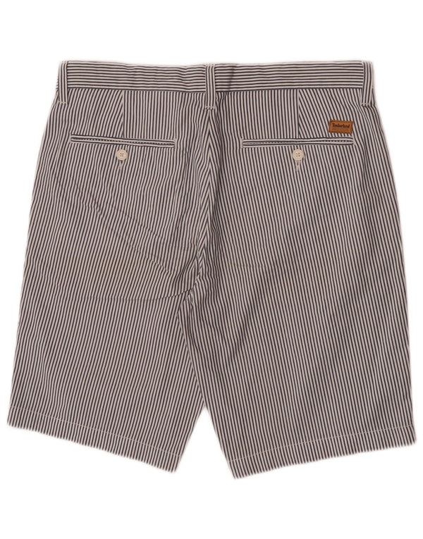 Timberland Chino Shorts til mænd W31 Medium Blue Pinstripe