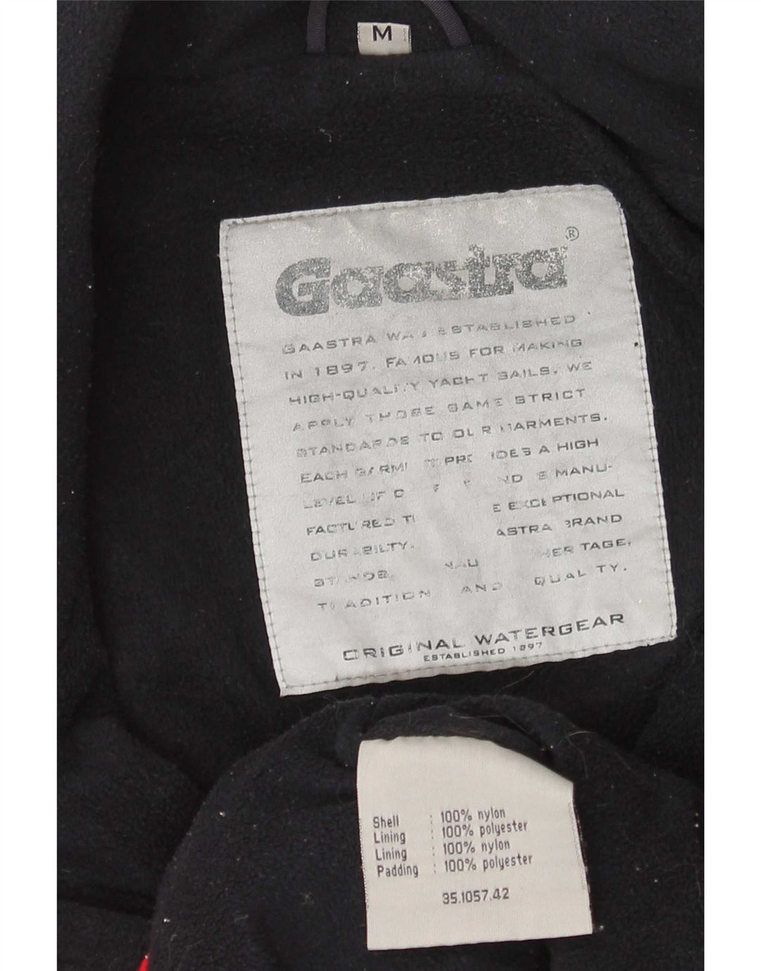 Gaastra Herre Windbreaker Jacket UK 38 Medium Rød Nylon