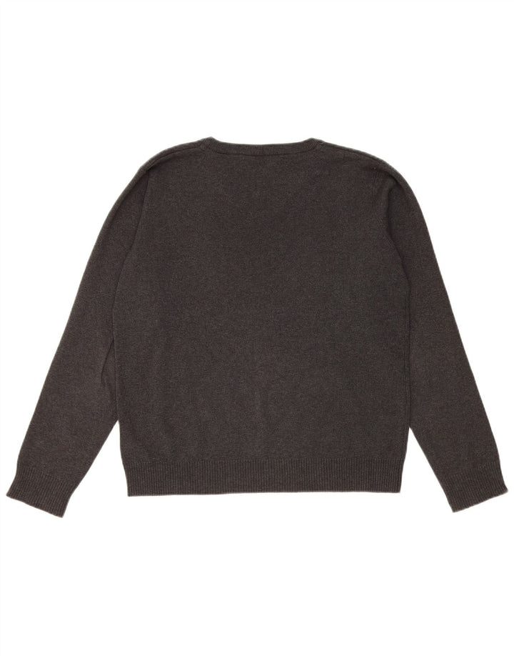 Marks & Spencer Boys V-hals sweater 12-13 år Grå bomuld