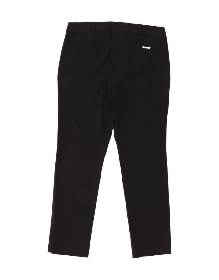 MICHAEL KORS Womens Straight Chino Trousers US 6 Medium W30 L28 Black Vintage Michael Kors and Second-Hand Michael Kors from Messina Hembry 