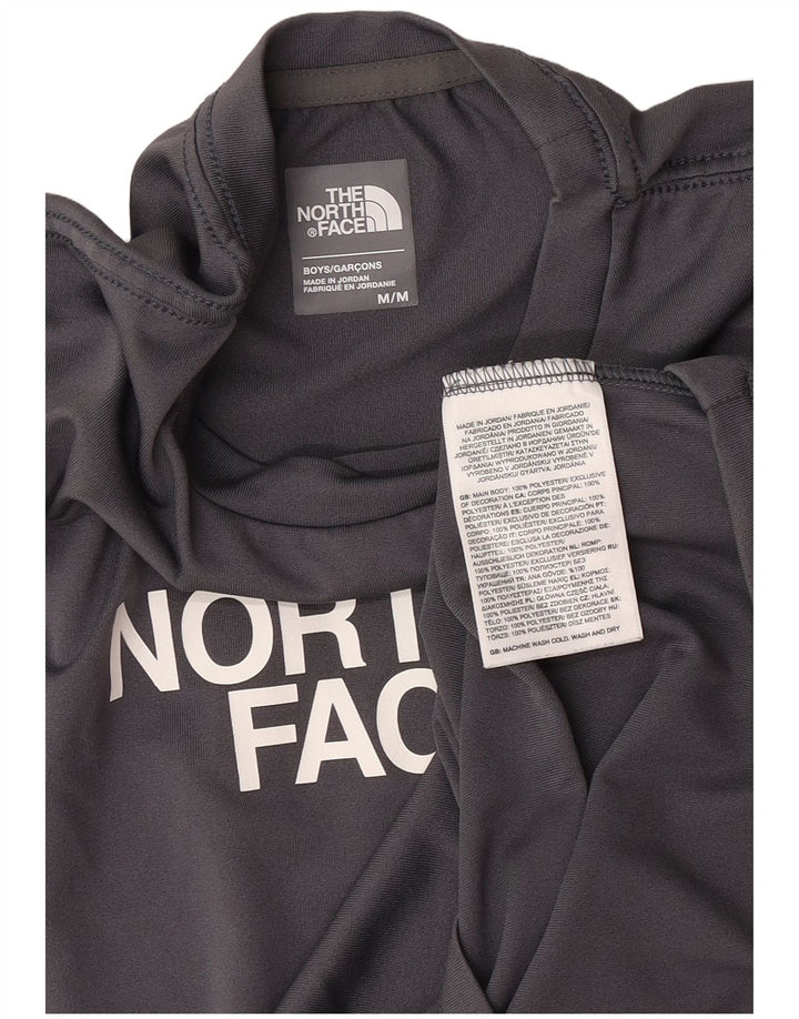 The North Face Boys Grafisk T-Shirt Top 9-10 år Medium Grå Polyester