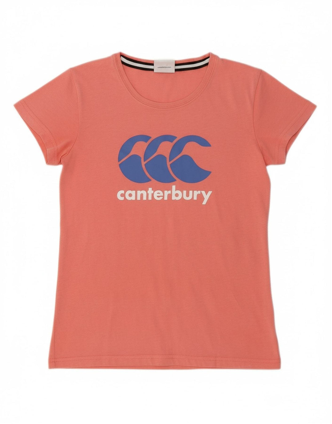 CANTERBURY Womens Graphic T-Shirt Top UK 8 Small Pink