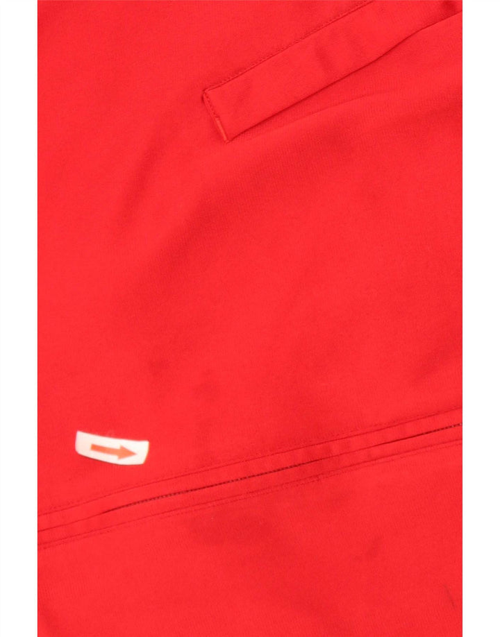 Adidas Træningsdragt til mænd Topjakke UK 40/42 Medium Rød Colourblock Polyester