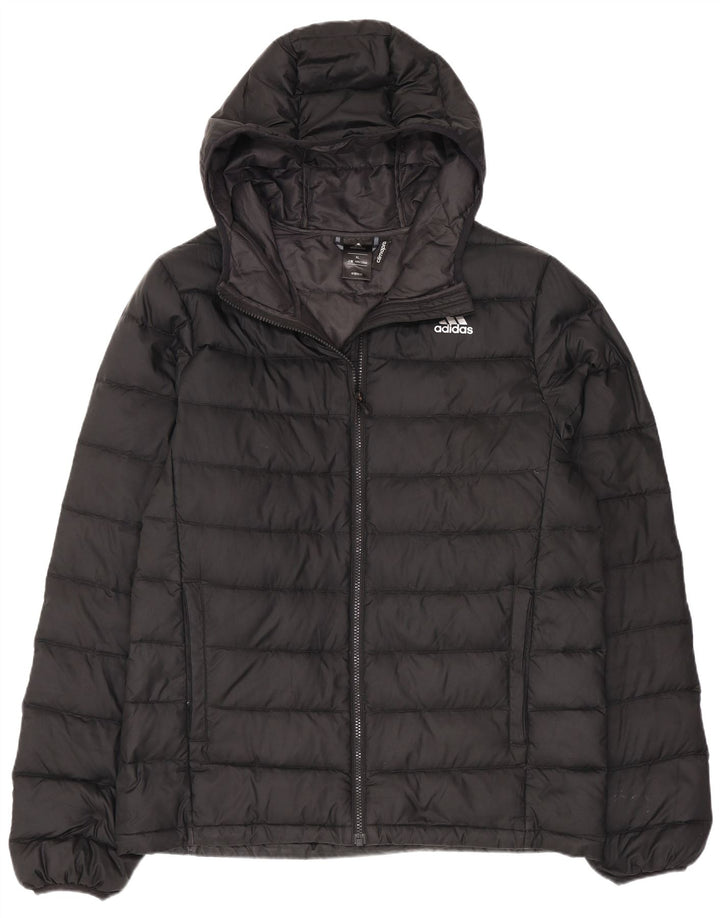 Adidas hættejakke til kvinder UK 18 XL sort polyester