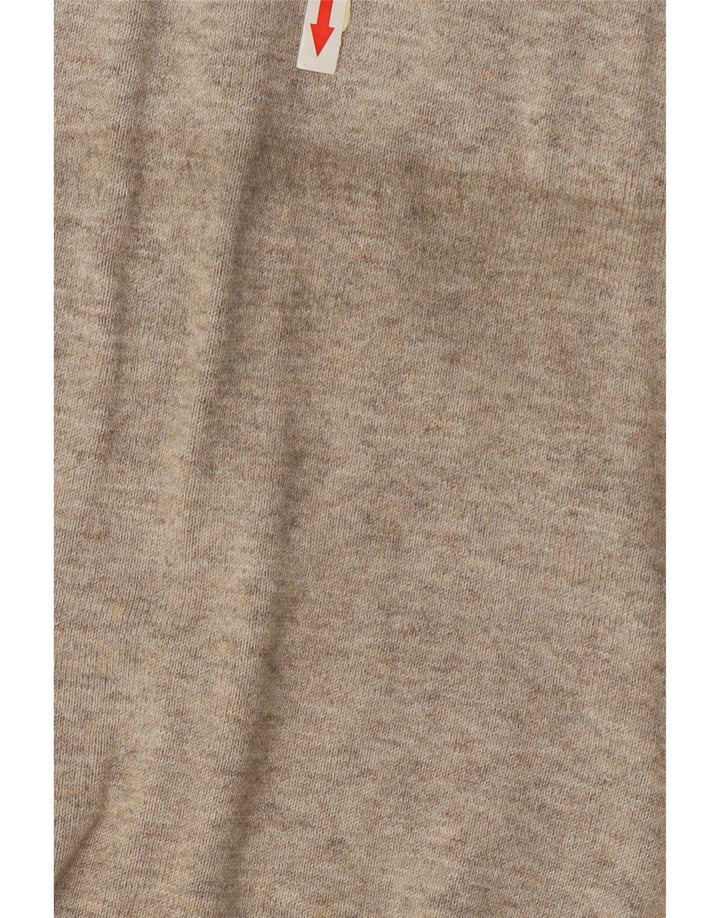 Marks & Spencer Herre Boat Neck Jumper Sweater XL Grå Flecked Bomuld