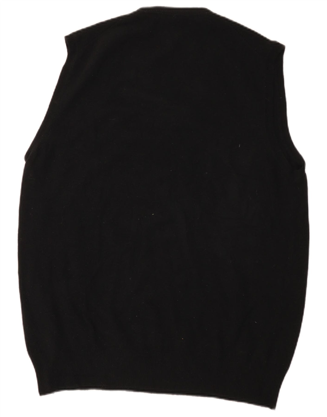 Benetton Herre Slim Fit Vest Tank Top XL Sort Uld