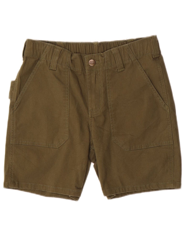 Carhartt, afslappet pasform, chinoshorts til kvinder US 2 XS W28 Khaki Bomuld