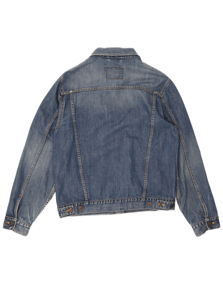 Marks & Spencer Herre denimjakke UK 38 Medium Blue Cotton