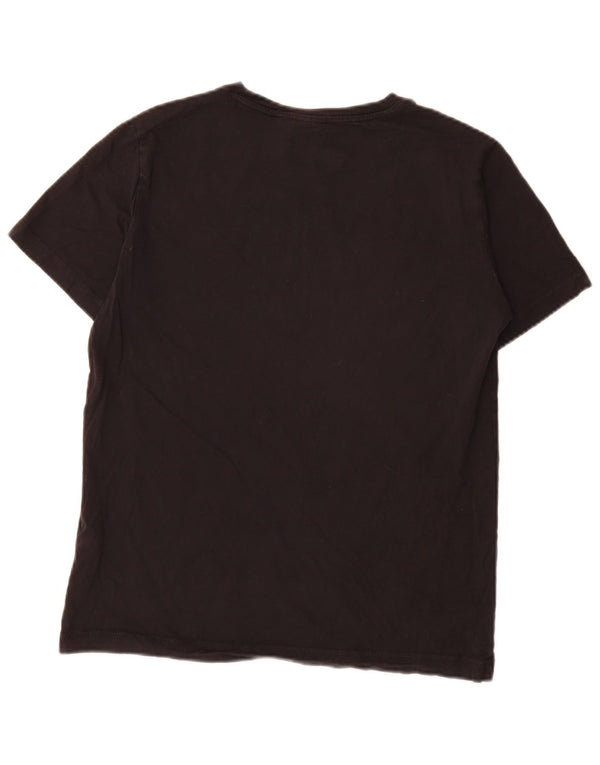 Champion Dame T-Shirt Top UK 18 XL Sort Bomuld
