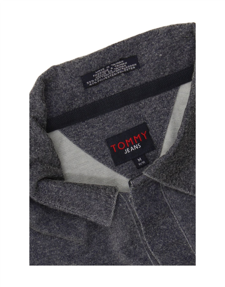 TOMMY HILFIGER Mens Polo Shirt Medium Navy Blue Cotton Vintage Tommy Hilfiger and Second-Hand Tommy Hilfiger from Messina Hembry 