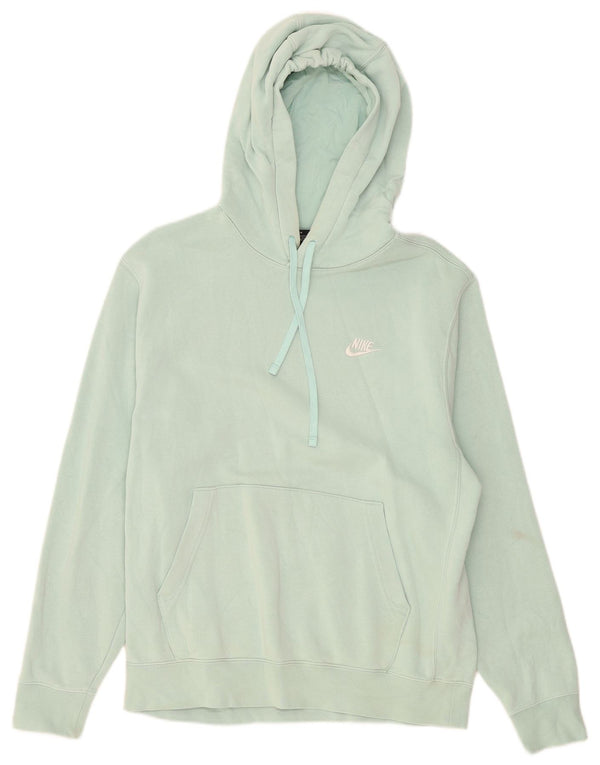 Nike Dame Hættetrøje UK 14 Medium Grøn Bomuld