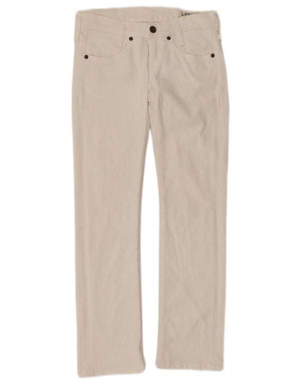 Lee Girls Lilly Slim Jeans 10-11 år W26 L27 Hvid Bomuld