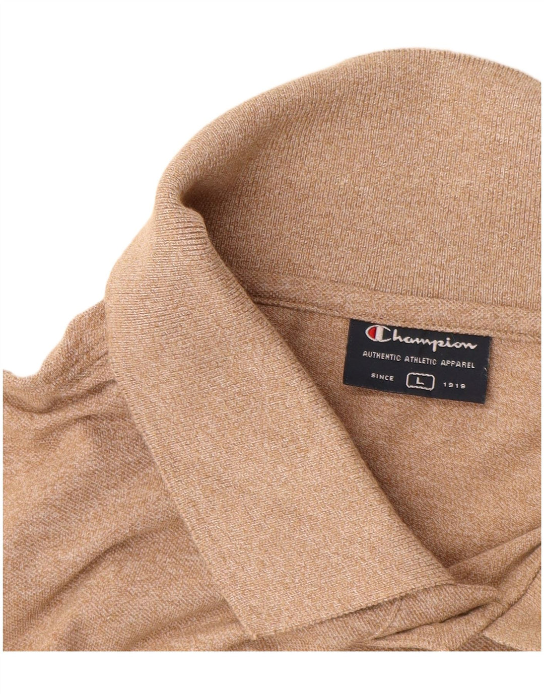 Champion herre poloshirt Stor beige bomuld
