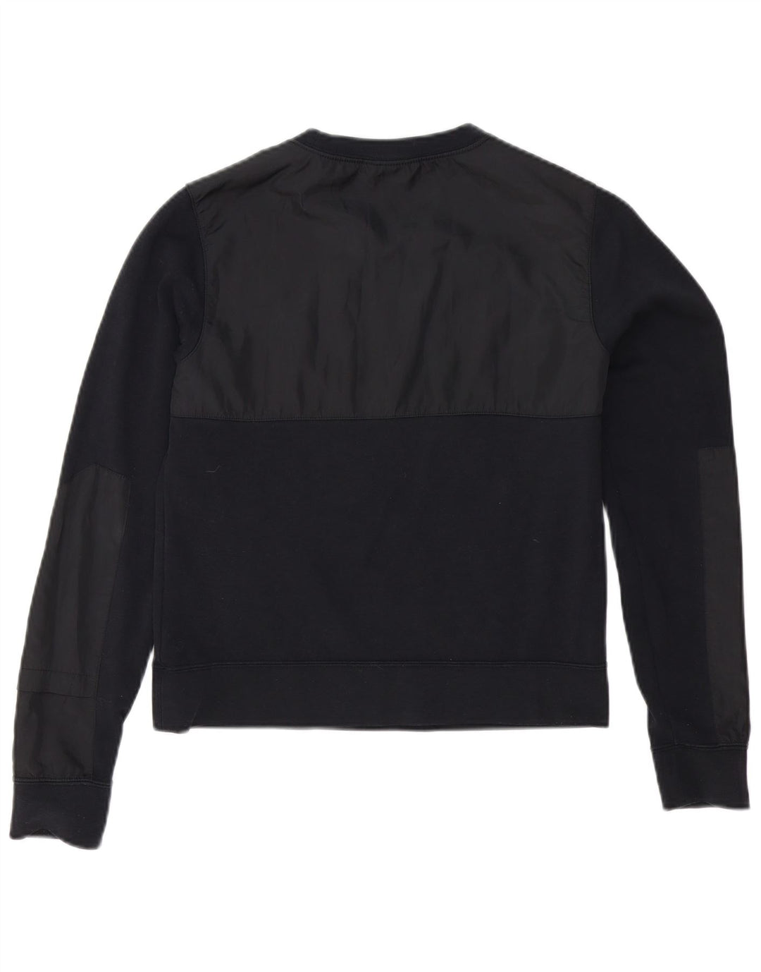 Nike Dame Sweatshirt Jumper UK 10 Small Black Bomuld