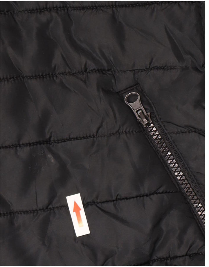 Jack & Jones Herre hætte polstret Gilet UK 40 Stor sort polyester
