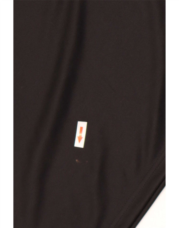 Adidas Herre Aeroready Zip Neck Pullover Træningsdragt Top Stor Sort Polyester
