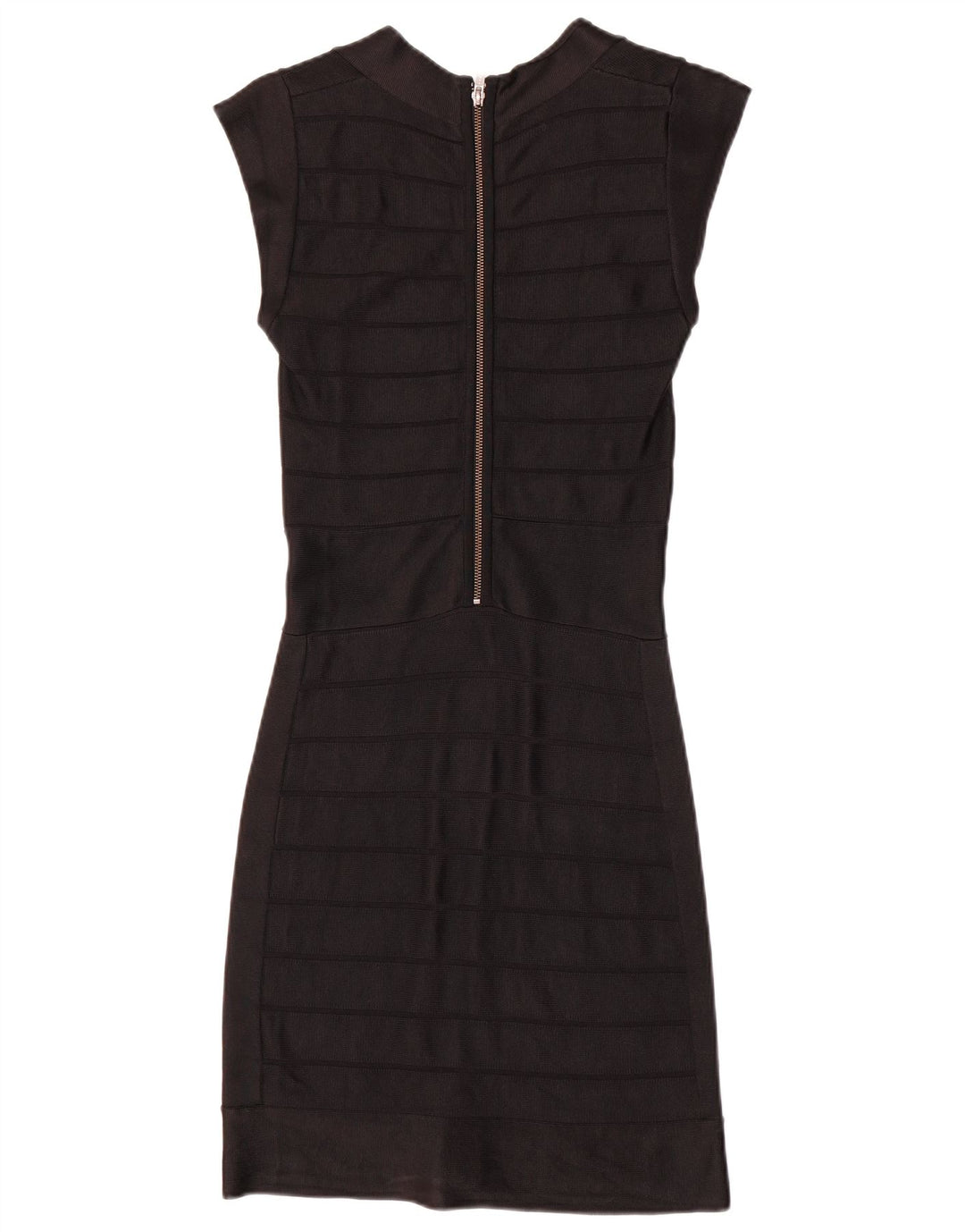 French Connection Womens Sheath Dress UK 10 Small Black Viscose
