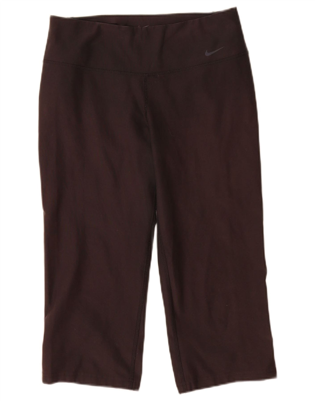Nike Dame Dri Fit Capri Leggings UK 12 Medium Sort Polyester