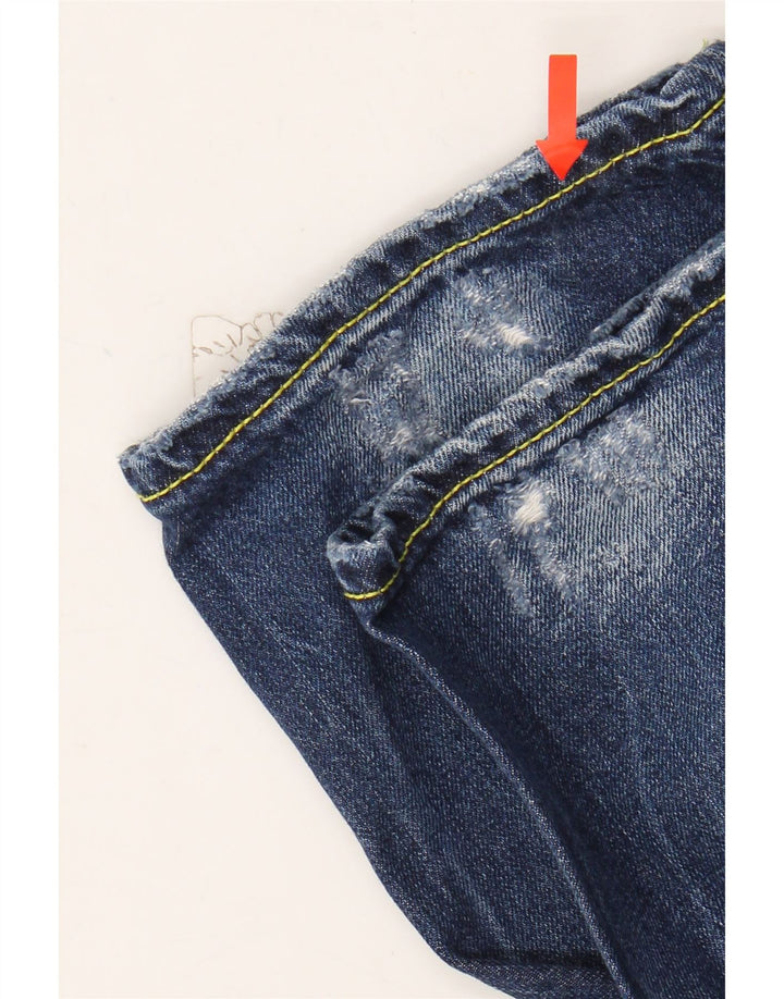 DONDUP Womens Straight Jeans W30 L30 Blue Cotton Vintage Dondup and Second-Hand Dondup from Messina Hembry 