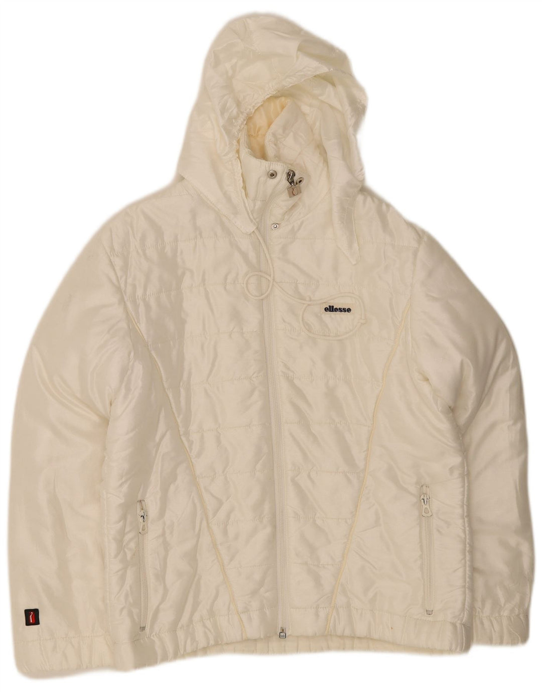 Ellesse Dame Hættejakke IT 42 Medium Off White