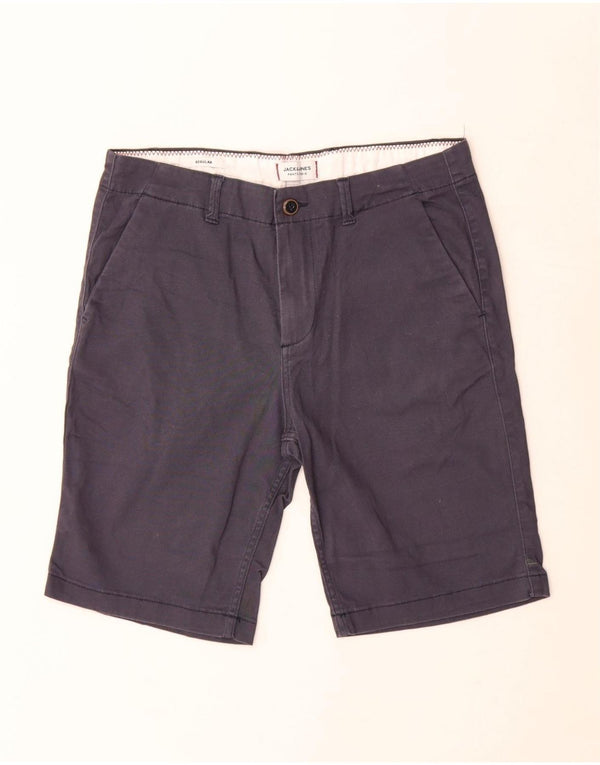 JACK & JONES Herre Regular Fit Chino Shorts W30 Medium Marineblå Bomuld