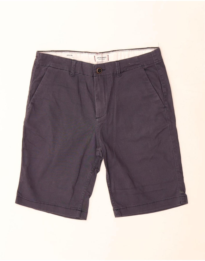 JACK & JONES Herre Regular Fit Chino Shorts W30 Medium Marineblå Bomuld