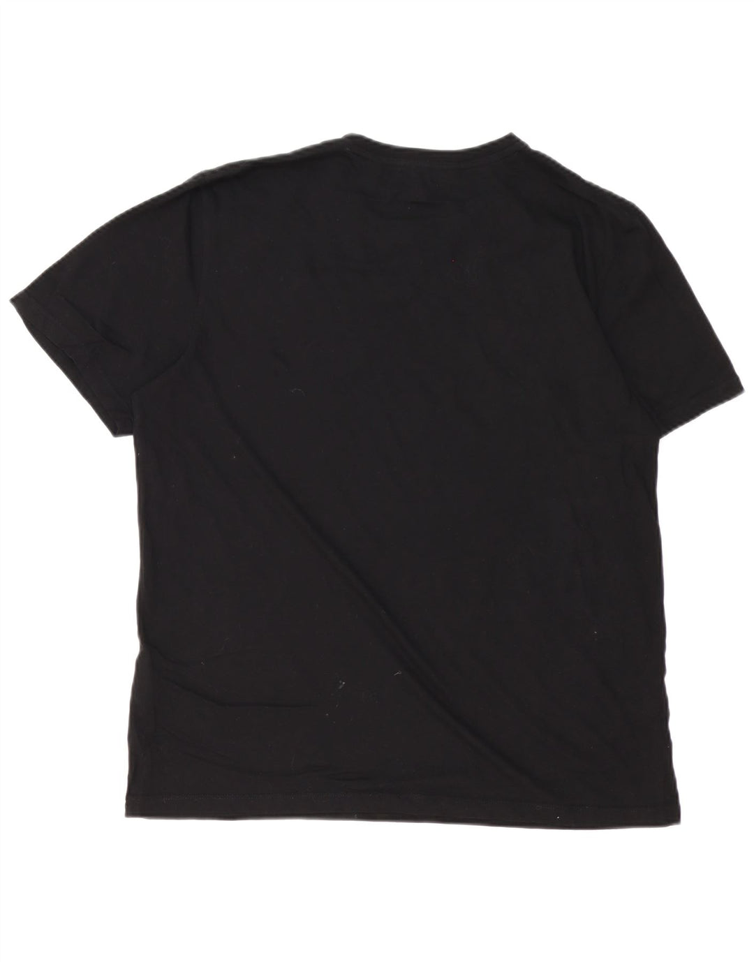 Ted Baker Herre Grafisk T-Shirt Top Størrelse 4 Stor Sort Bomuld