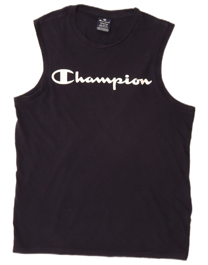 Champion Herre Grafisk Vest Top Medium Navy Blue