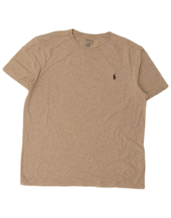Polo Ralph Lauren Herre T-shirt Top Medium Beige Bomuld