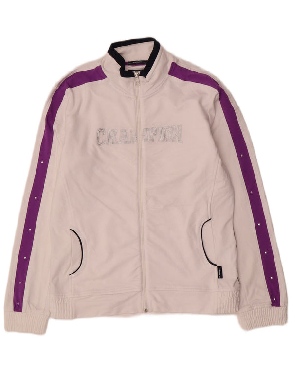 Champion Womens Heritage Fit Træningsdragt Topjakke UK 18 XL Hvid