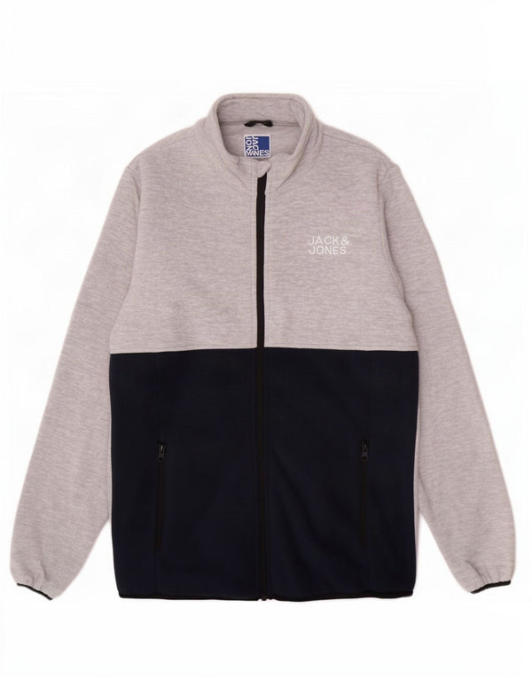 Jack & Jones Boys Fleecejakke 15-16 år Grå Colourblock Polyester