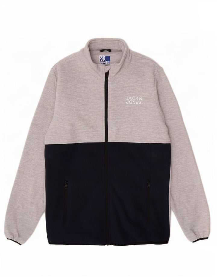 Jack & Jones Boys Fleecejakke 15-16 år Grå Colourblock Polyester
