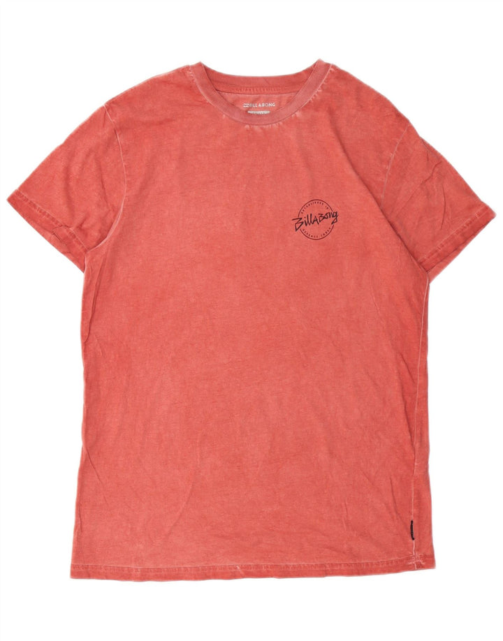Billabong Herre T-Shirt Top Lille Pink Bomuld