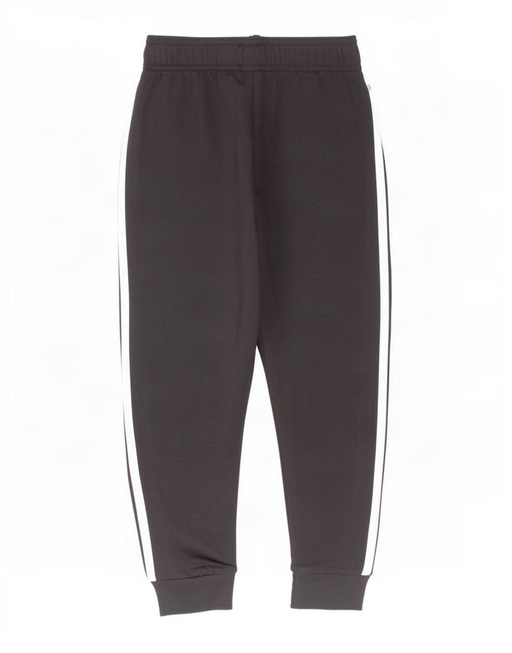 Adidas Drenge Træningsdragt Bukser Joggers 5-6 År Sort Polyester