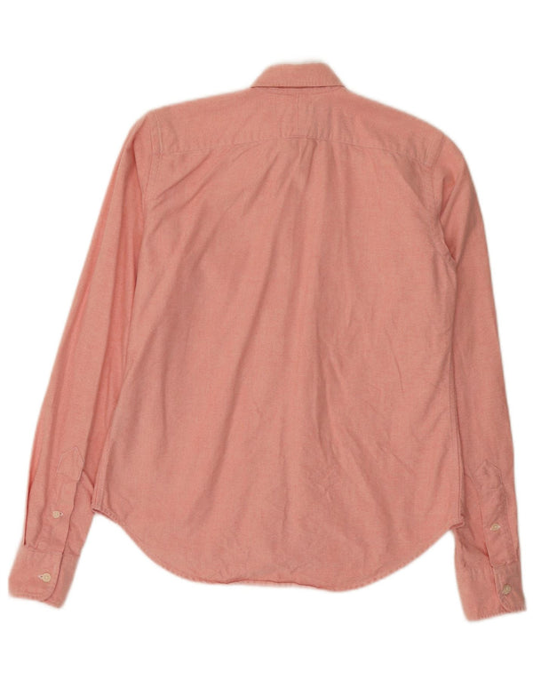 Ralph Lauren Dame Slim Fit Skjorte Størrelse 4 Lille Pink Bomuld