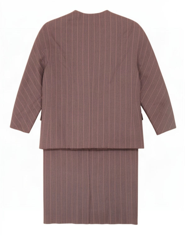 La Cordee Dame 2-delt nederdelsæt IT 44 Medium W28 Brun stribet