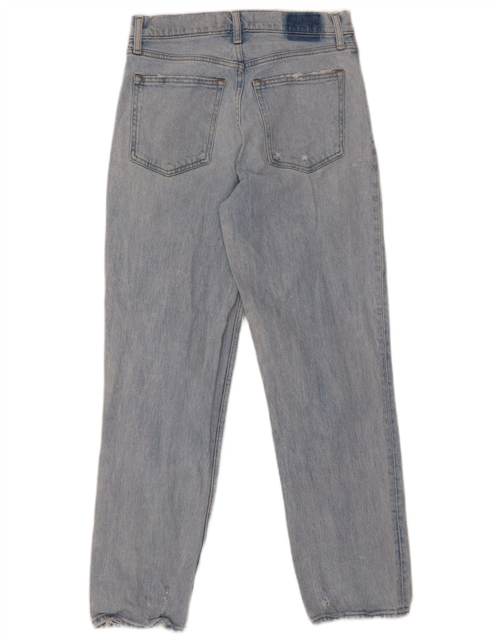 ABERCROMBIE & FITCH Lige jeans til kvinder US 6 Medium W28 L27 Blå