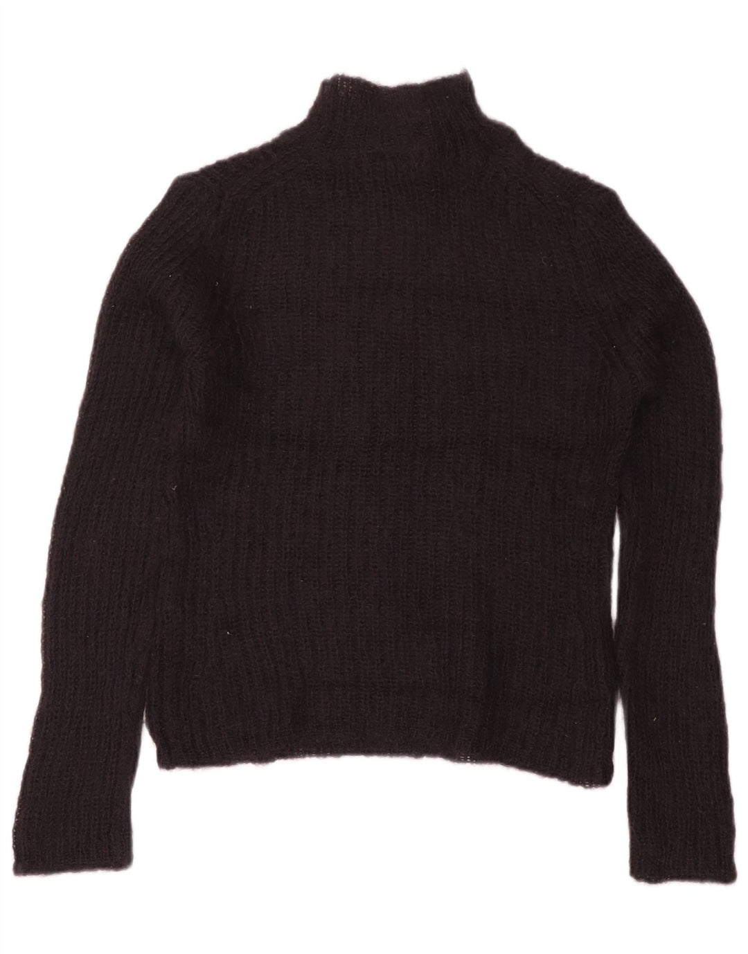 French Connection Dame Turtle Neck Jumper Sweater UK 10 Small Black