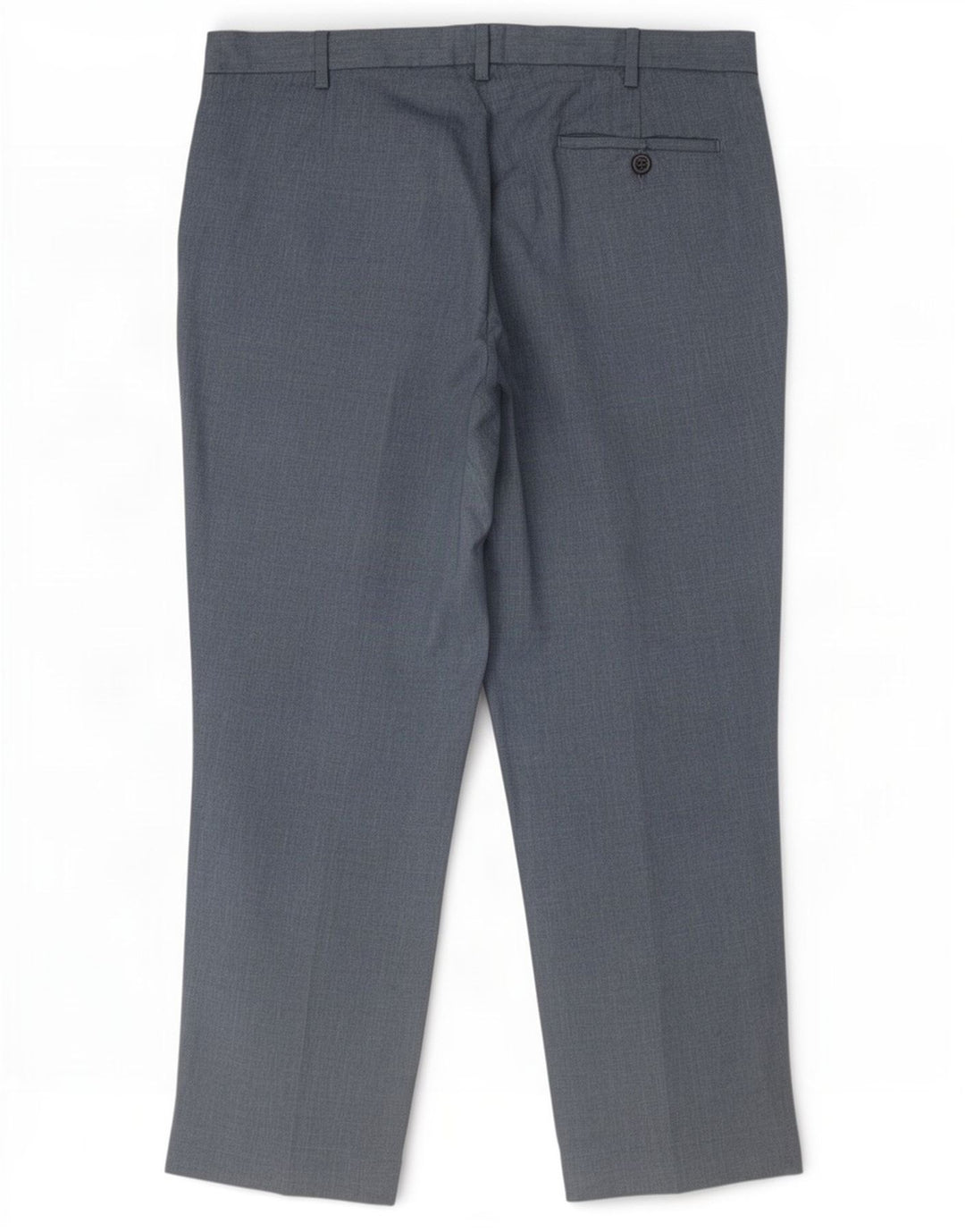 Marks & Spencer Herre Regular Chino Bukser W36 L29 Navy Blue Polyester
