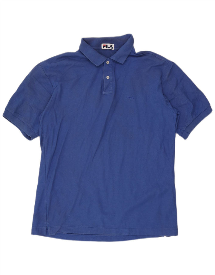 Fila herre poloshirt XL blå