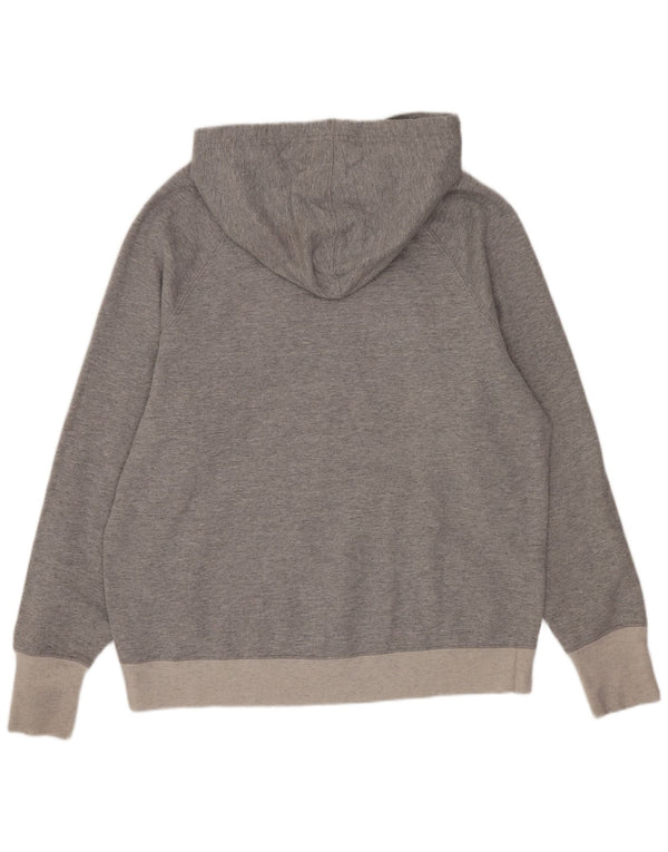Champion Dame Grafisk Hoodie Jumper UK 16 Large Grey
