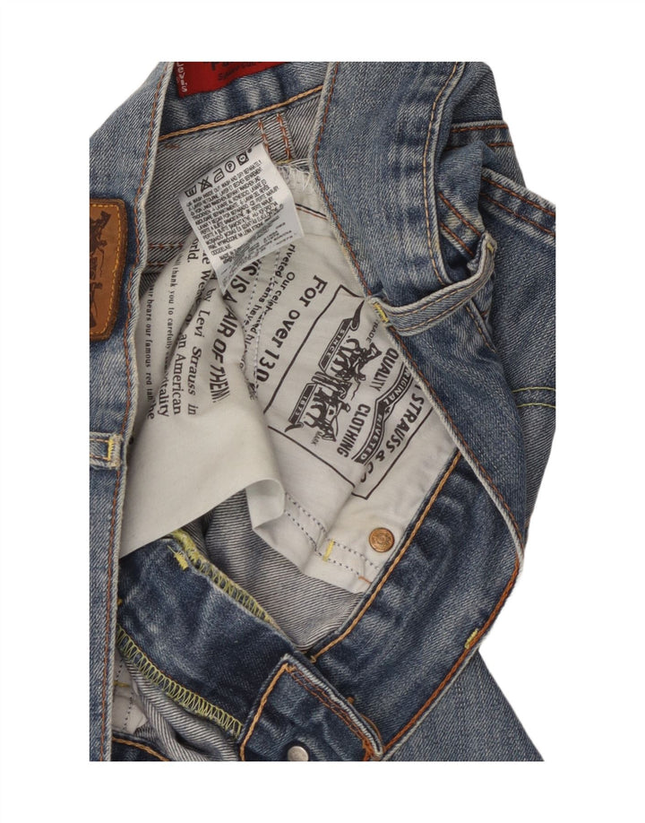 Levi's lige jeans til kvinder W31 L34 blå bomuld