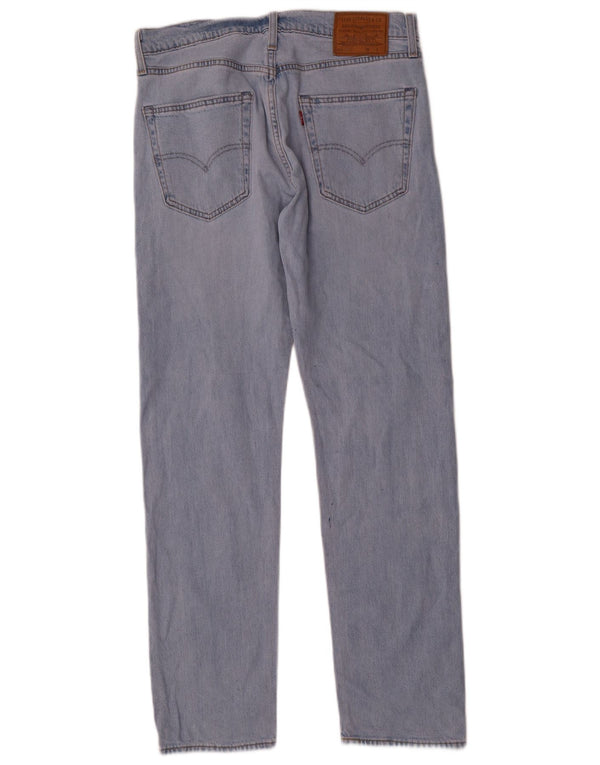Levi's Womens 502 tilspidsede jeans W32 L32 blå bomuld