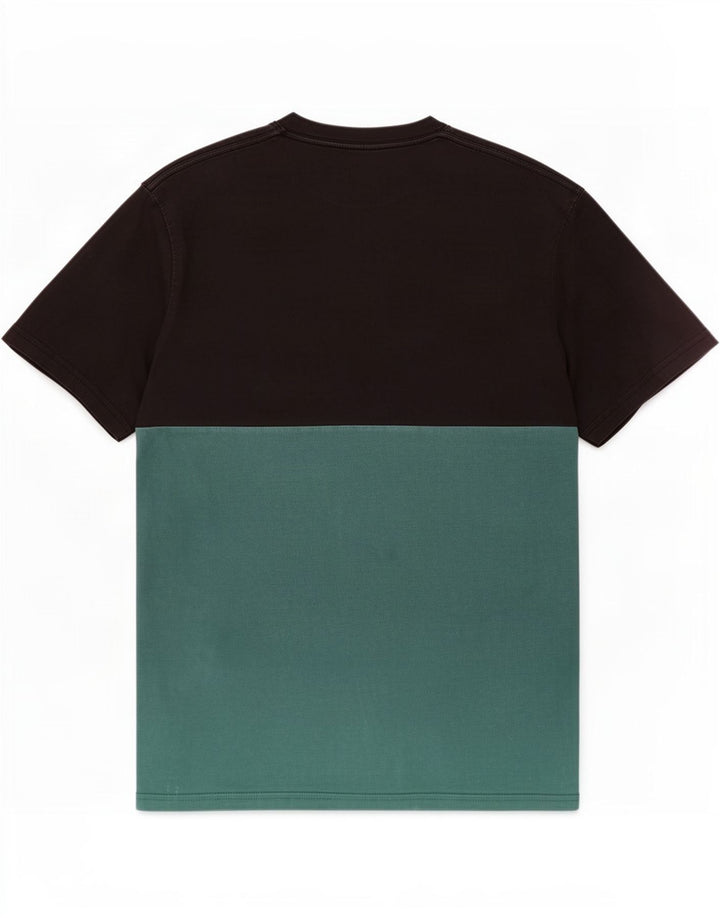 Vans Herre Classic Fit T-Shirt Top Medium Sort Colourblock