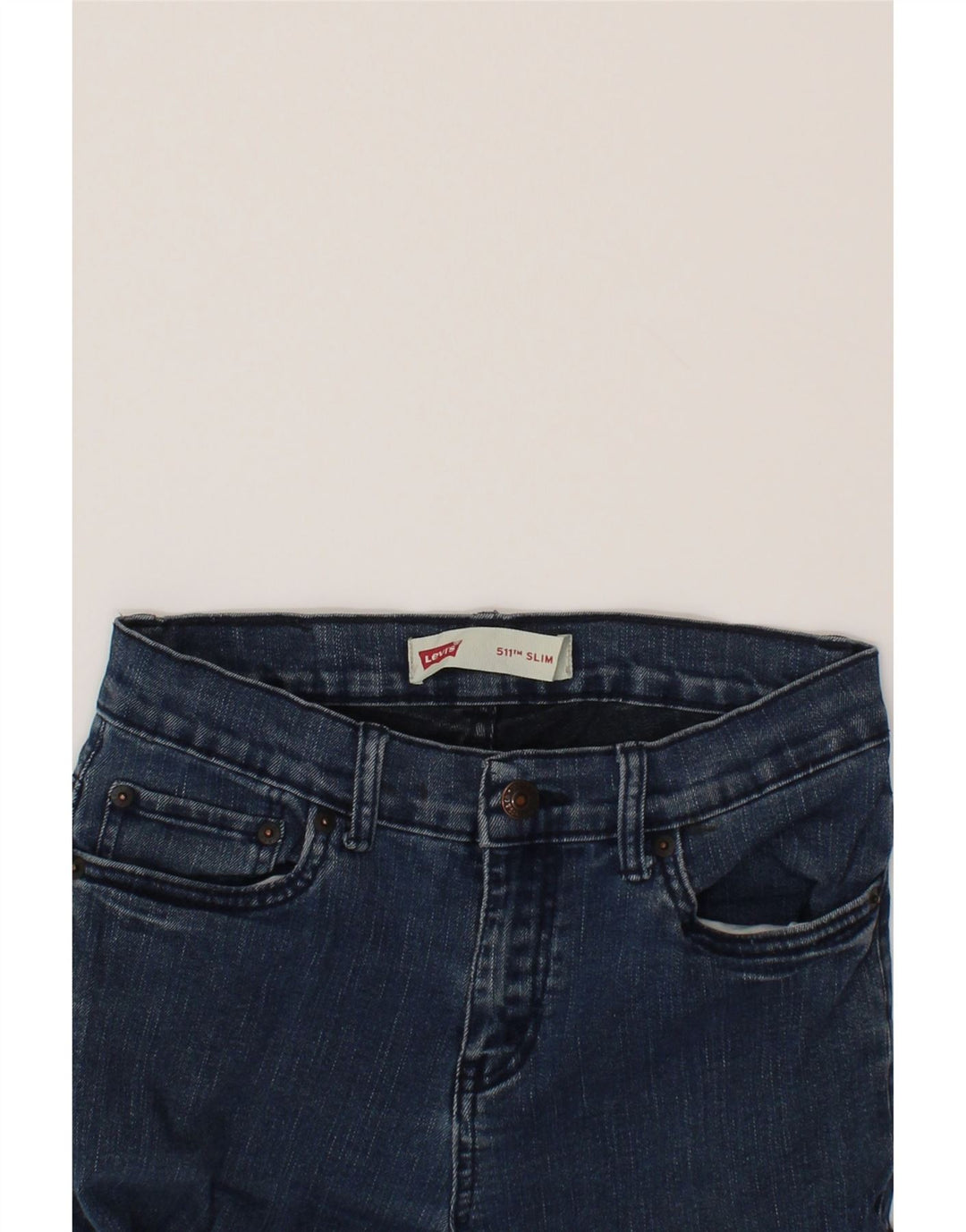 LEVI'S Boys 511 Slim Jeans 13-14 Years W27 L27 Blue Cotton Vintage Levi's and Second-Hand Levi's from Messina Hembry 