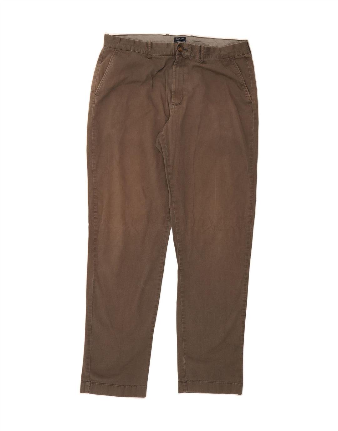J. CREW Mens Sutton Slim Chino Trousers W36 L33  Brown Cotton Vintage J. Crew and Second-Hand J. Crew from Messina Hembry 