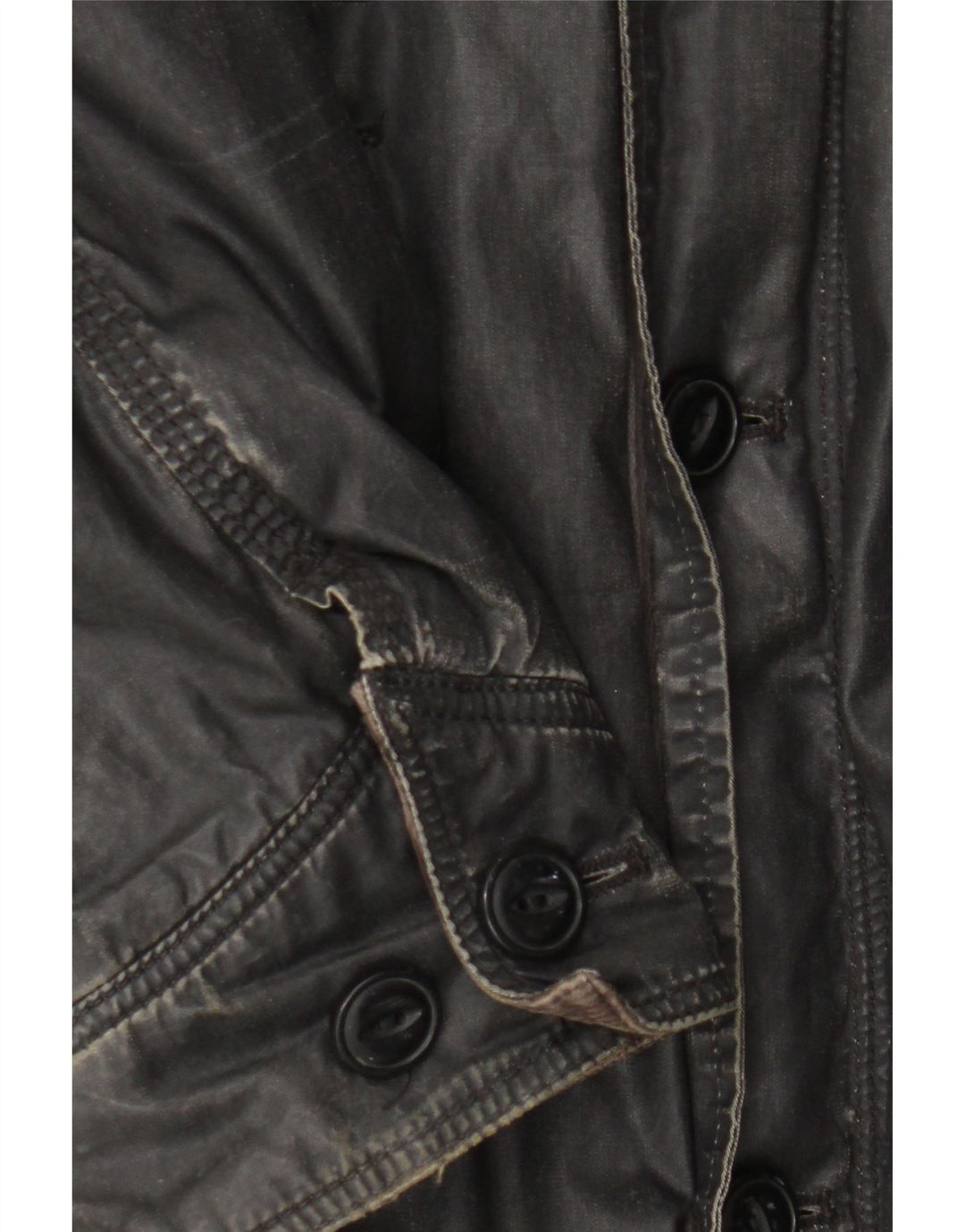 Levi's Herre Military Jacket UK 40 Stor Sort Bomuld