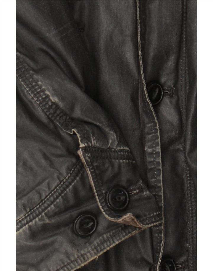 Levi's Herre Military Jacket UK 40 Stor Sort Bomuld